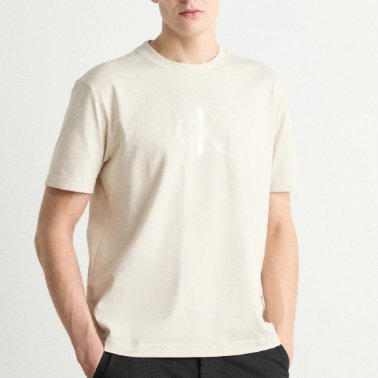Calvin Klein Ανδρική κοντομάνικη μπλούζα Shiny Monologo Tee